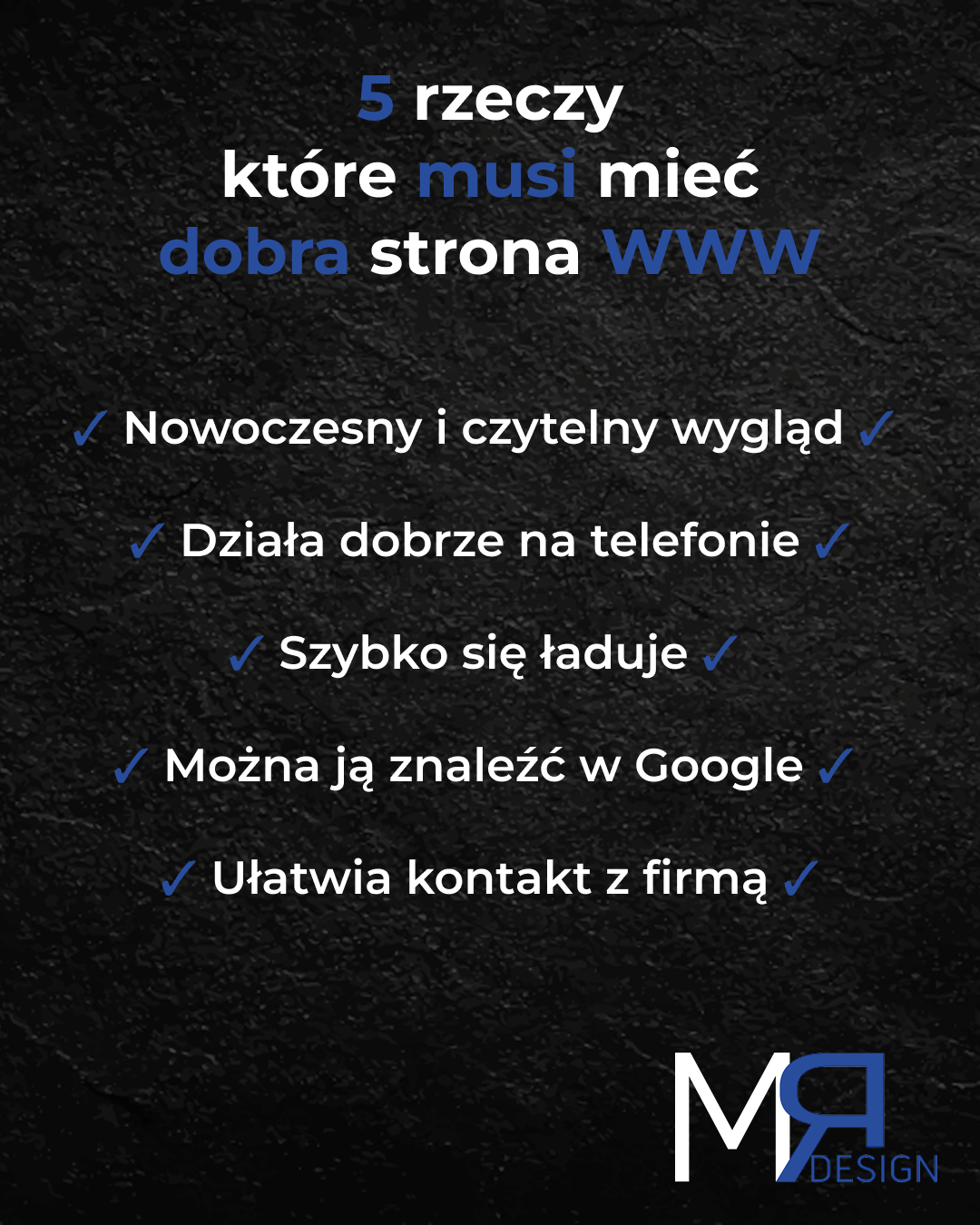 Dobra strona internetowa - 5 rzeczy, na które warto zwrócić uwagę.