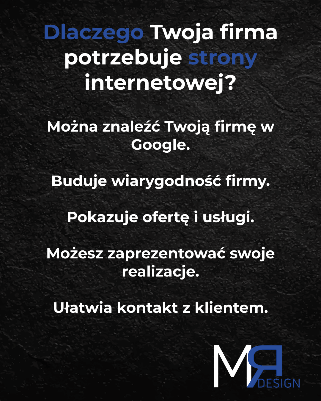 dlaczego firma potrzebuje strony internetowej