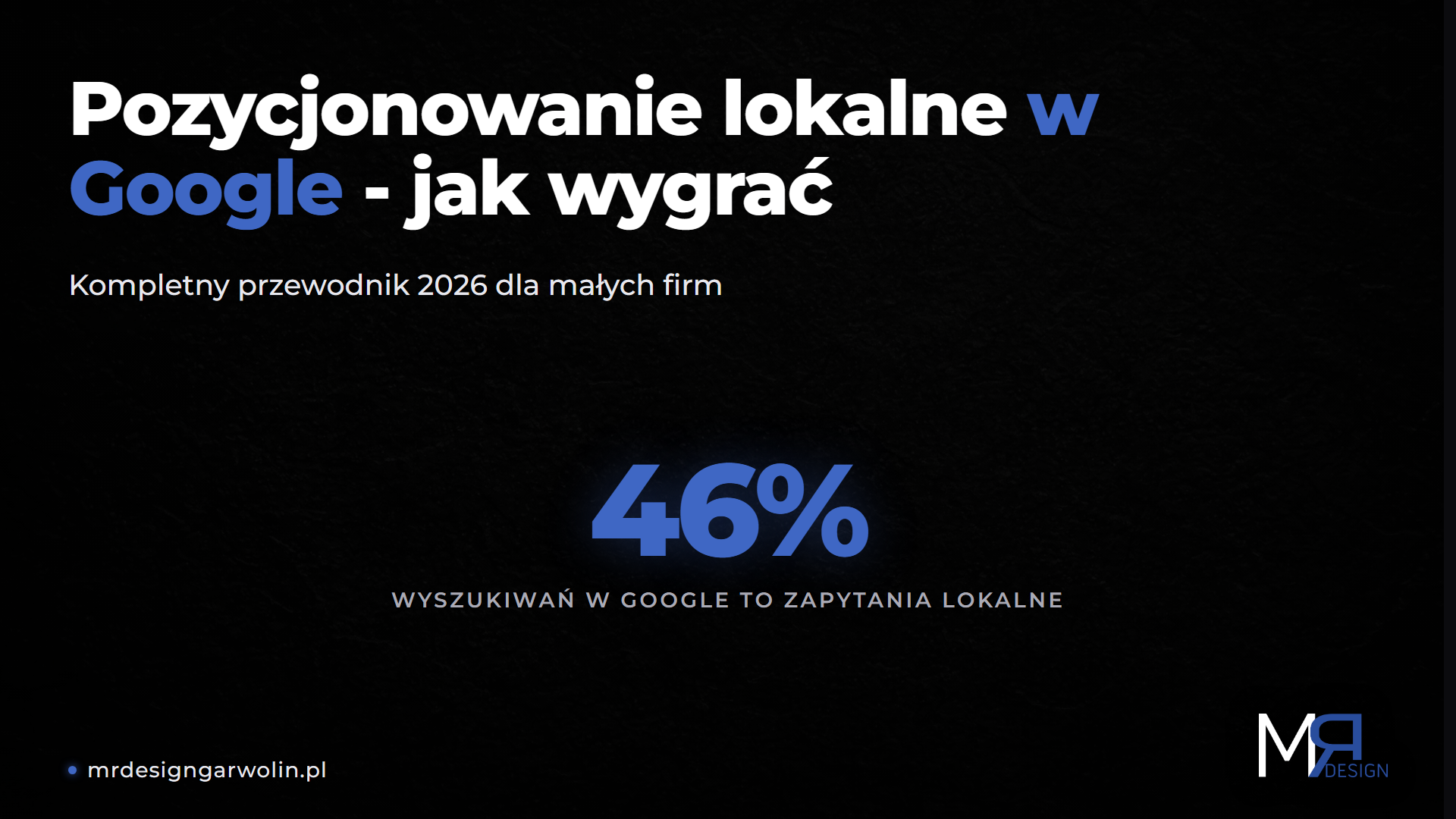 Pozycjonowanie lokalne w Google - jak być pierwszym w swoim mieście