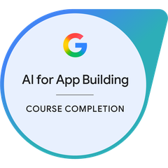 Odznaka Google za ukończenie kursu AI for App Building