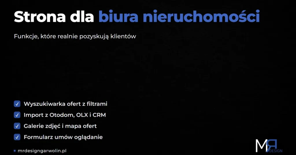 Strona dla biura nieruchomości – jak prezentować oferty i zdobywać klientów