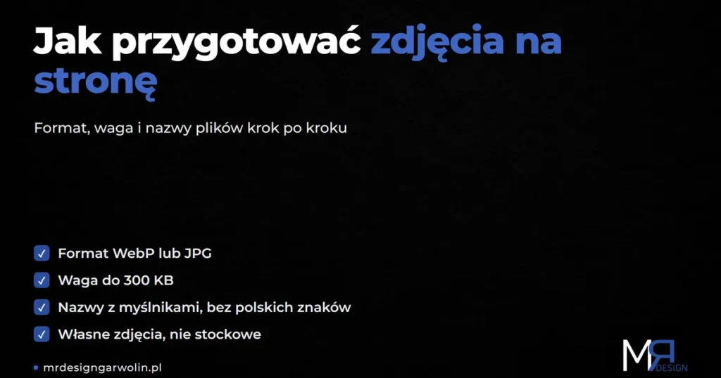 Zdjęcia na stronę internetową firmy – jak je przygotować