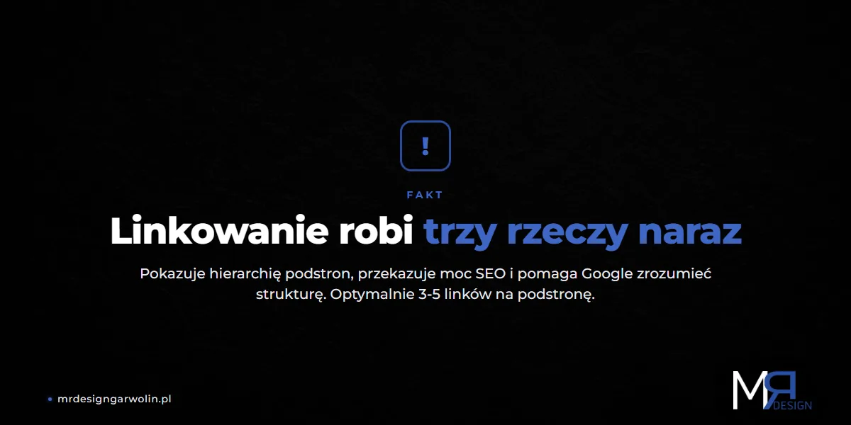 Co daje linkowanie wewnętrzne - hierarchia podstron i moc SEO