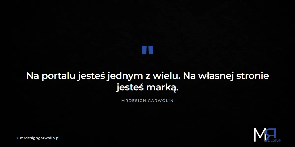 Własna strona biura nieruchomości buduje markę zamiast portalu