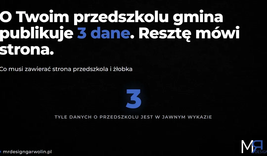 Strona internetowa dla przedszkola – co musi zawierać i czego nie wolno na niej pokazać