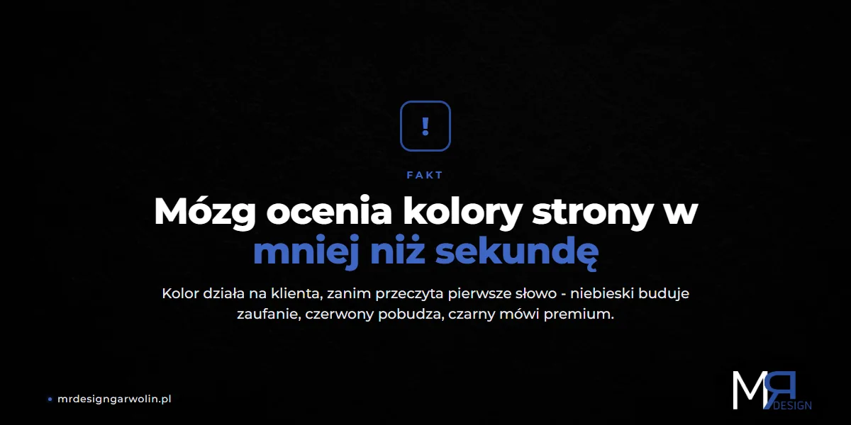 Psychologia kolorów - jak barwy budują zaufanie na stronie firmowej