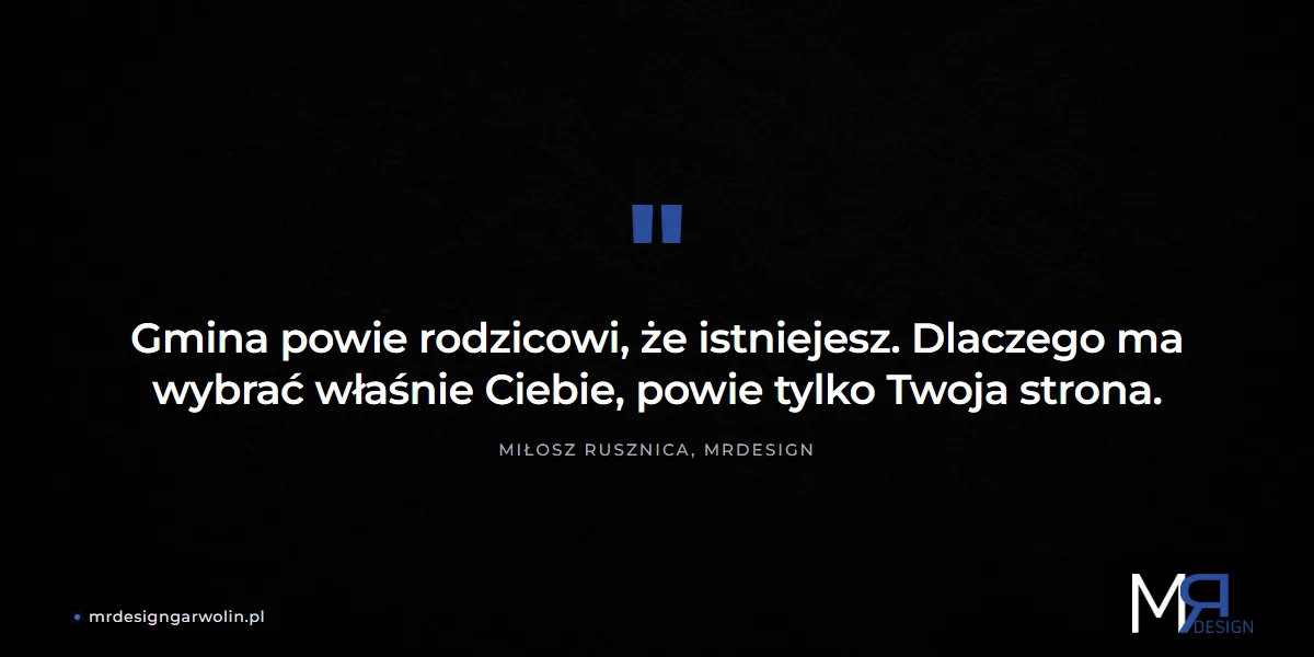 Strona przedszkola odpowiada rodzicowi, dlaczego ma wybrać właśnie tę placówkę