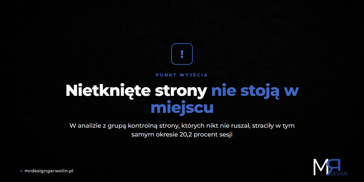 Dlaczego stare treści na stronie firmowej tracą pozycje w Google mimo braku zmian